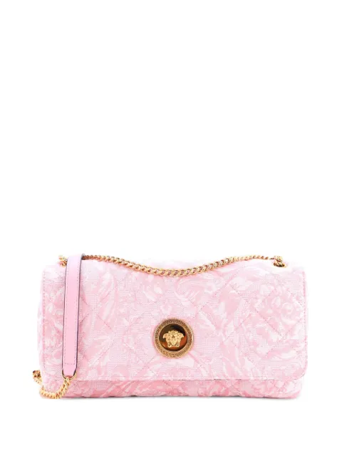 Versace Pre-Owned bolsa de hombro Medusa Icon Chain Flap East West en jacquard barroco capitonada