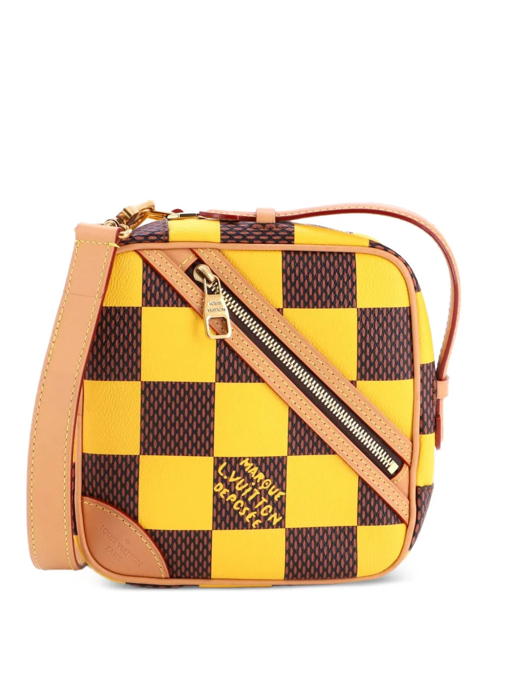 Louis Vuitton Pre-Owned Chess Messenger Bag Damier Pop crossbody bag - Brown