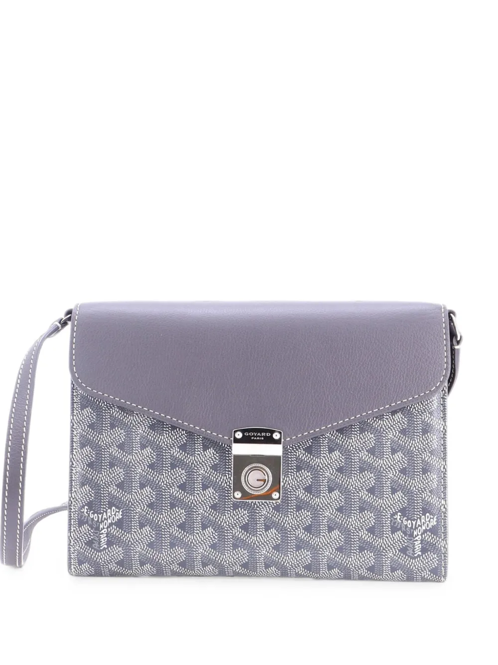 Goyard Pre-Owned Beschichtete Chypre Wallet on Strap Umhängetasche aus Canvas - Grau