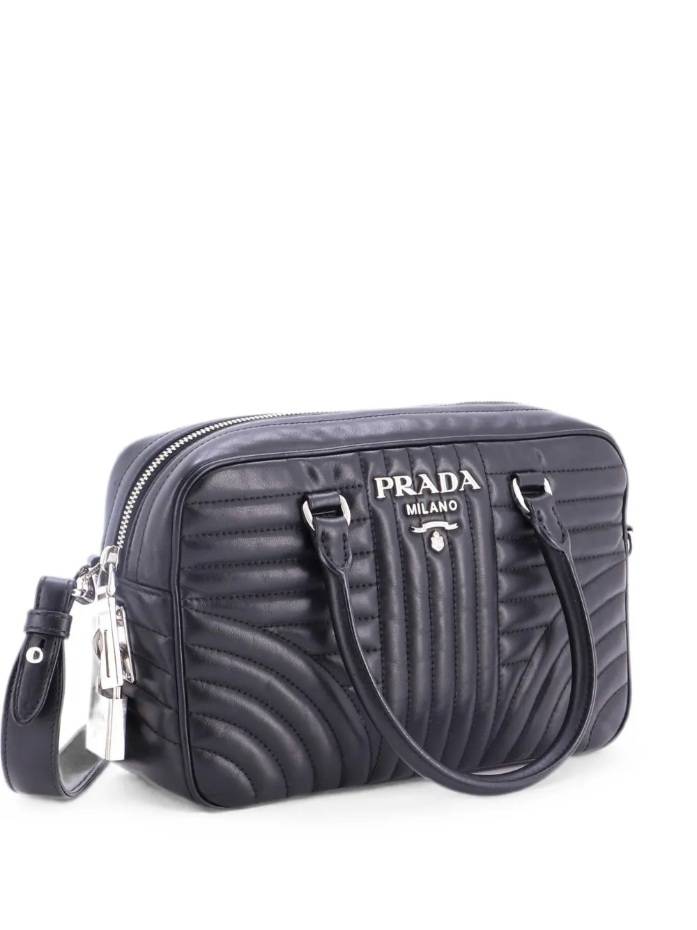 Prada Pre-Owned Borsa a mano trapuntata - Nero