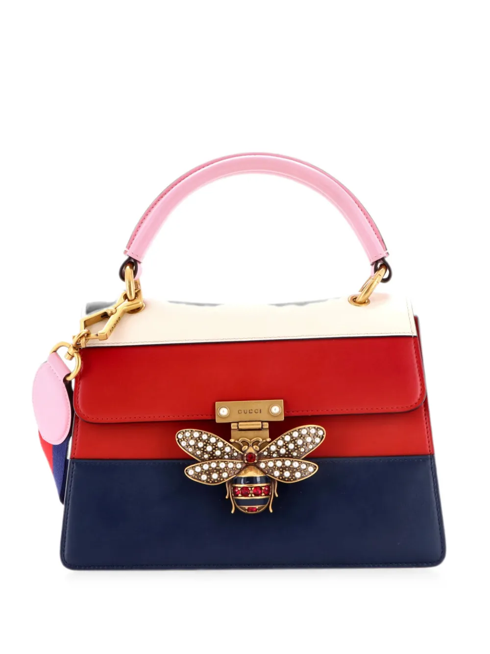 Gucci Pre-Owned Borsa a tracolla Queen Margaret piccola in pelle con manico - Multicolore