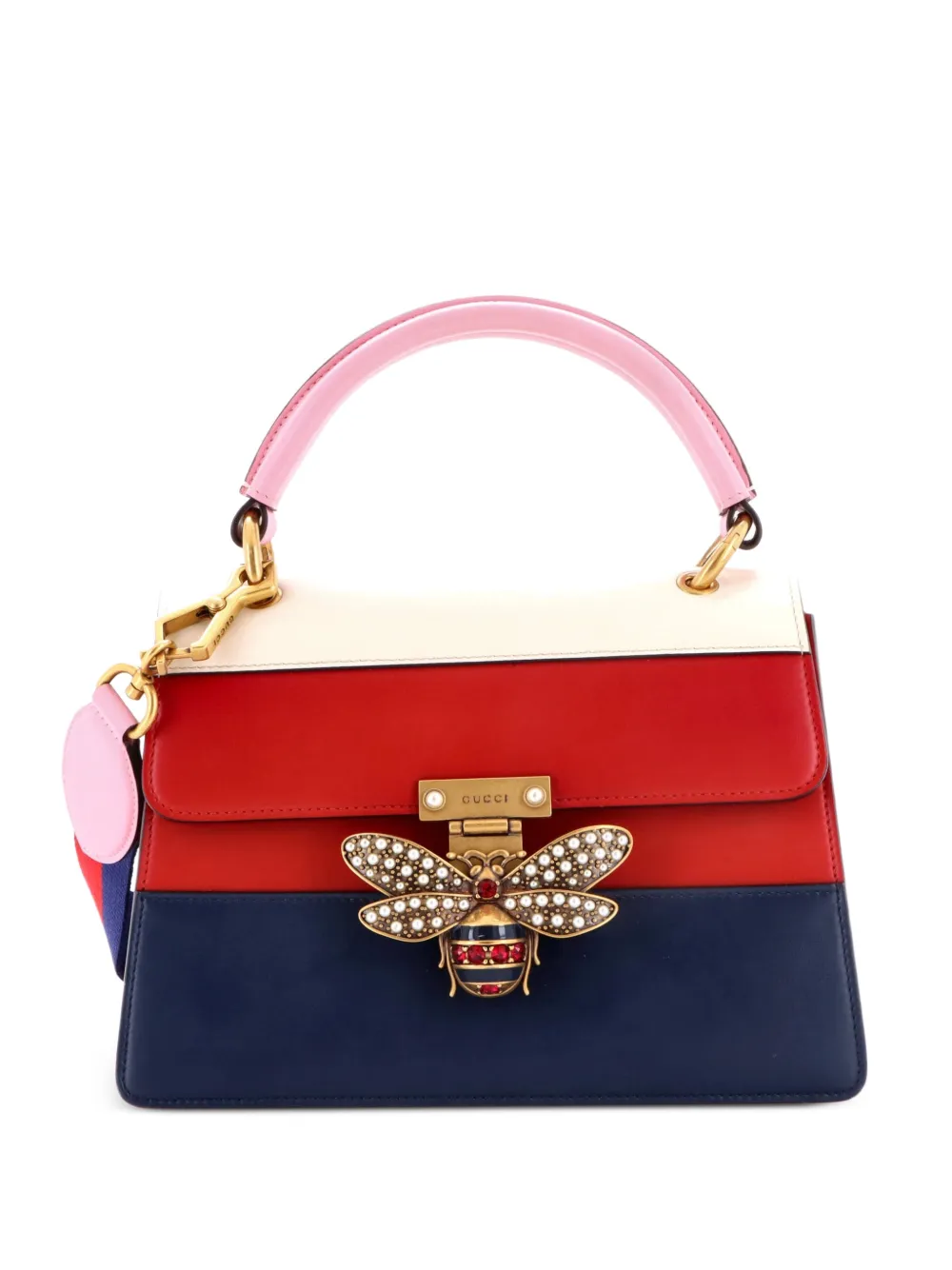 Gucci Pre-Owned Borsa a tracolla Queen Margaret piccola in pelle con manico - Multicolore