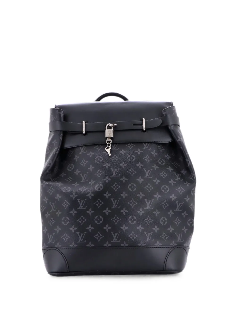 Louis Vuitton Pre-Owned Steamer Monogram Eclipse Canvas backpack - Black