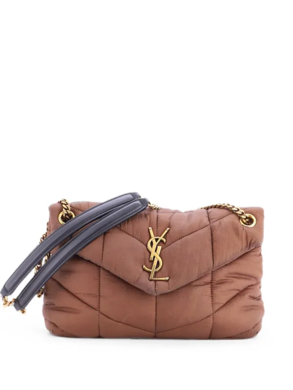 SAINT LAURENT キルティング ショルダーバッグ Saint Laurent Pre-Owned ルル パファー キルティング ナイロン