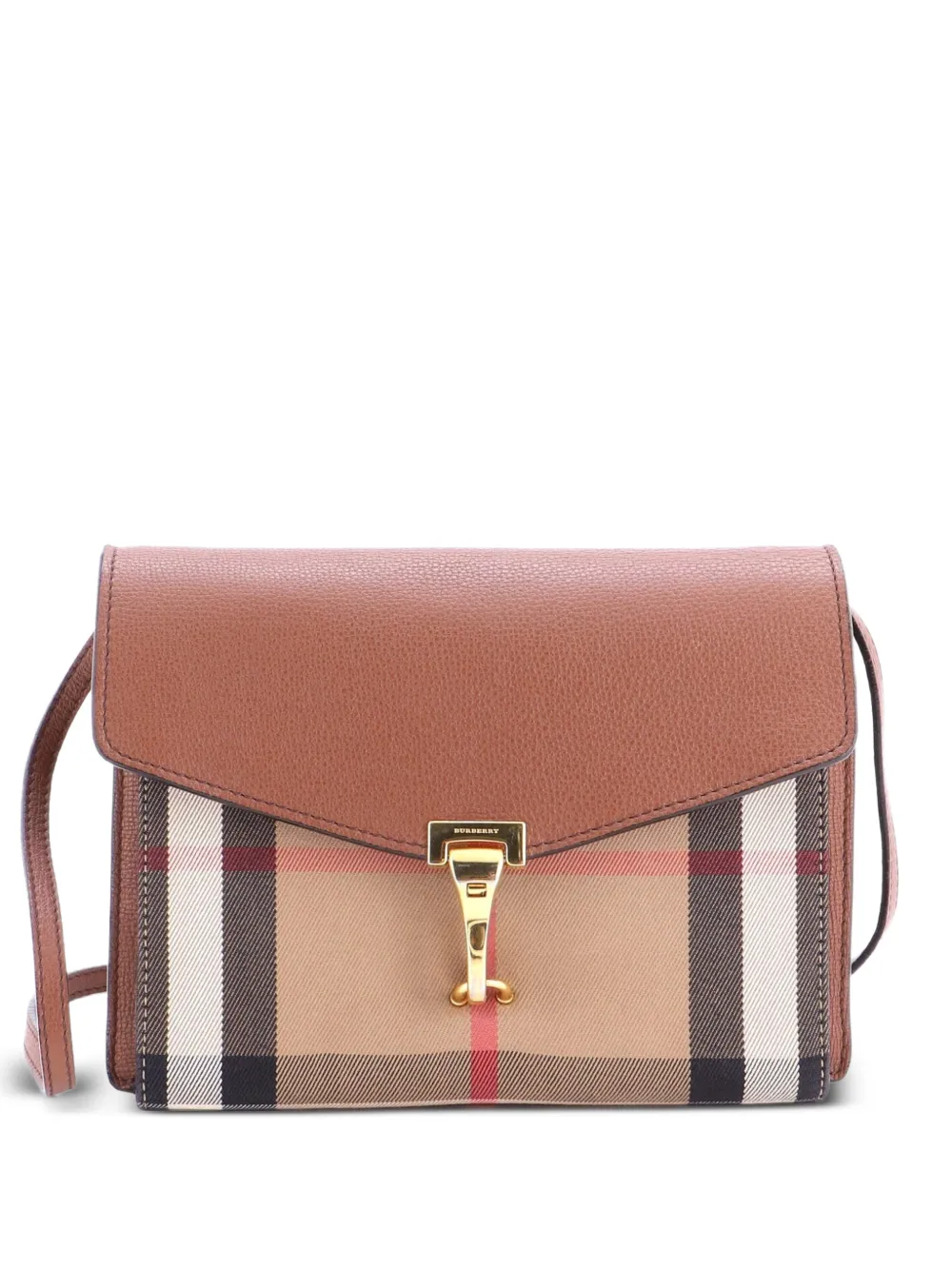 Burberry Pre-Owned Borsa a tracolla Macken - Marrone