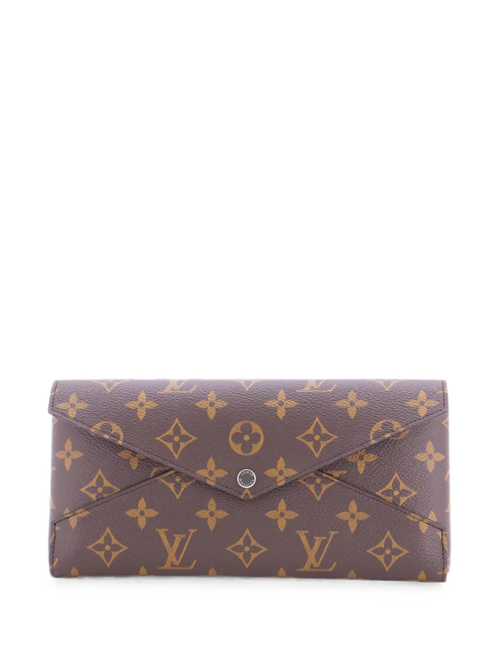 Louis Vuitton Pre-Owned Portafoglio Kirigami Organizer piccolo in tela con monogramma - Marrone