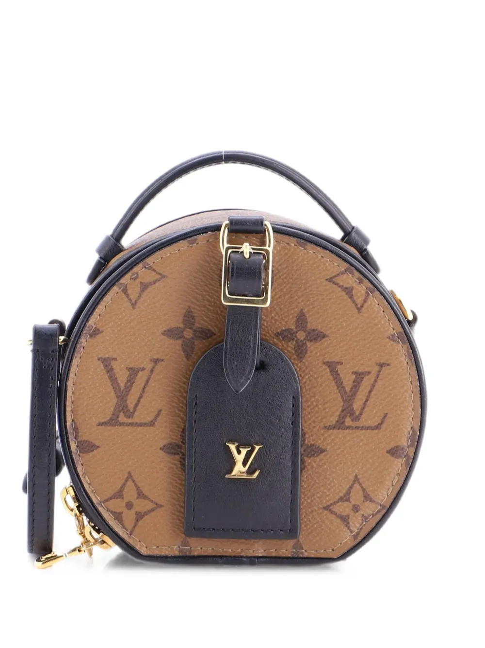 Louis Vuitton Pre-Owned Borsa a tracolla Boite Chapeau mini in tela Monogram Reverse - Marrone