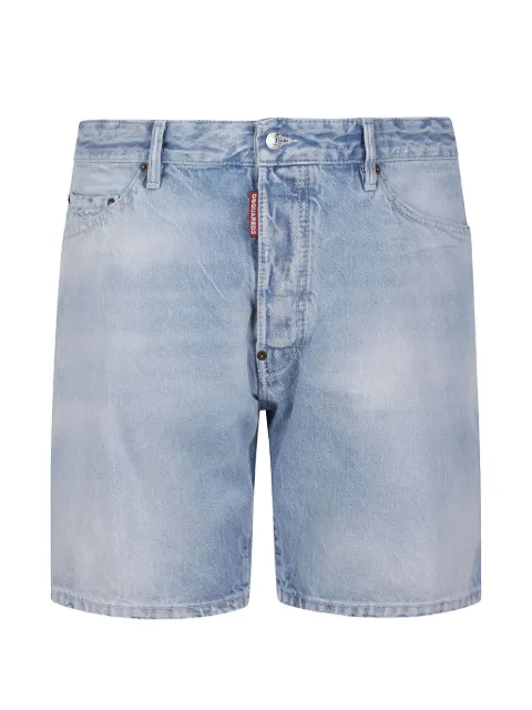 DSQUARED2 faded denim shorts