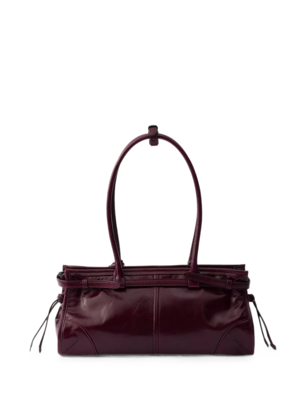Prada Bonnie medium leren tas Paars