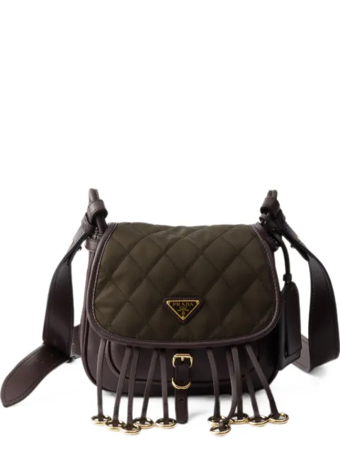 Prada Corsaire Re-Nylon and leather mini shoulder bag