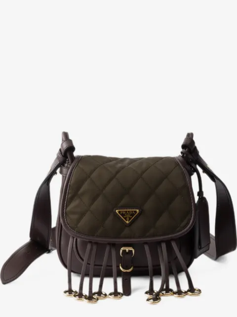 Prada Corsaire Re-Nylon and leather mini shoulder bag