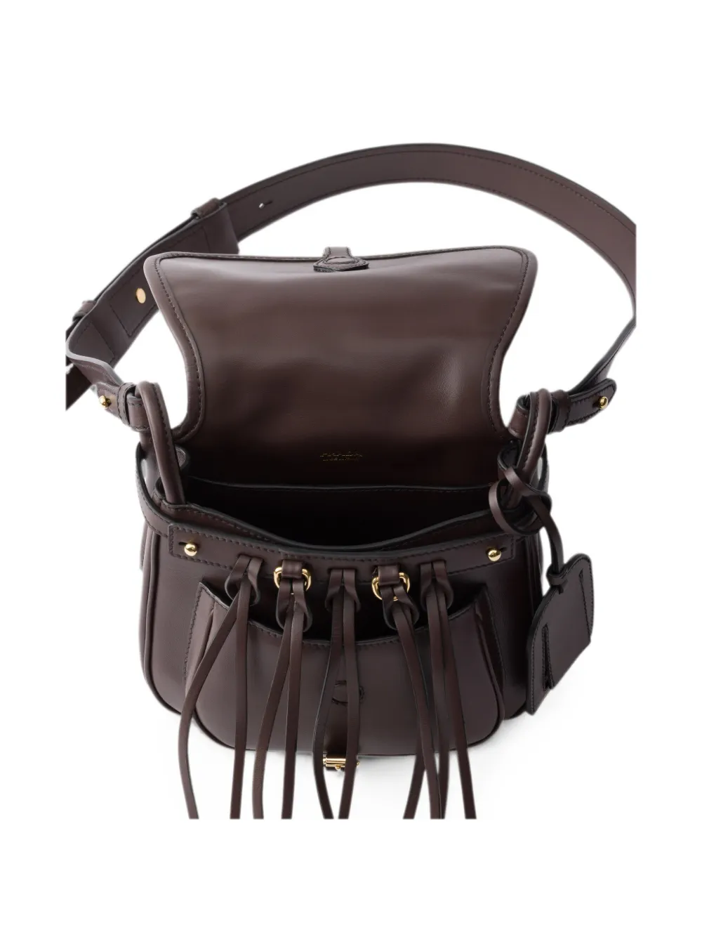 Prada Corsaire Re-Nylon en leren mini-schoudertas Groen