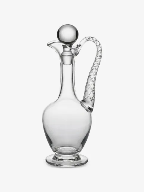 CRISTAL DE SEVRES decantador con asa grabada