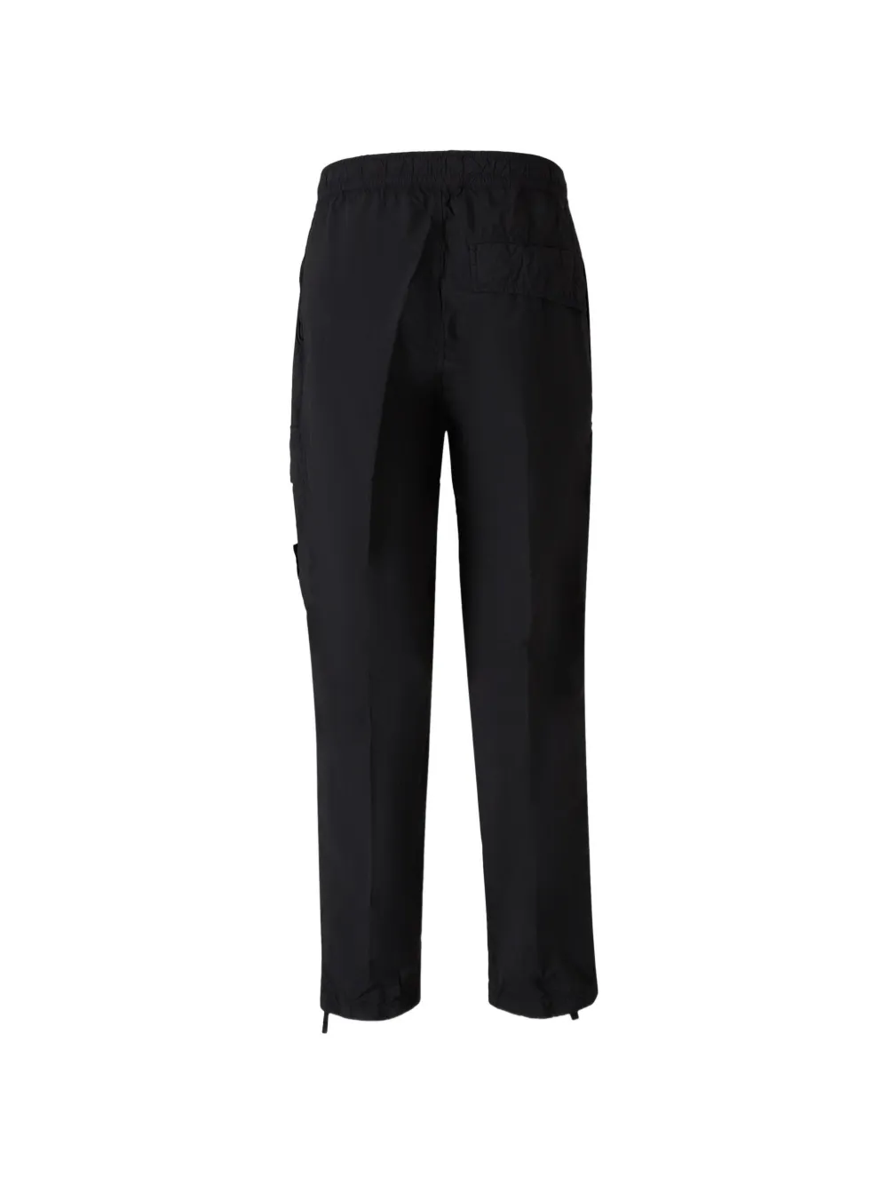 Stone Island Broek met logopatch Zwart