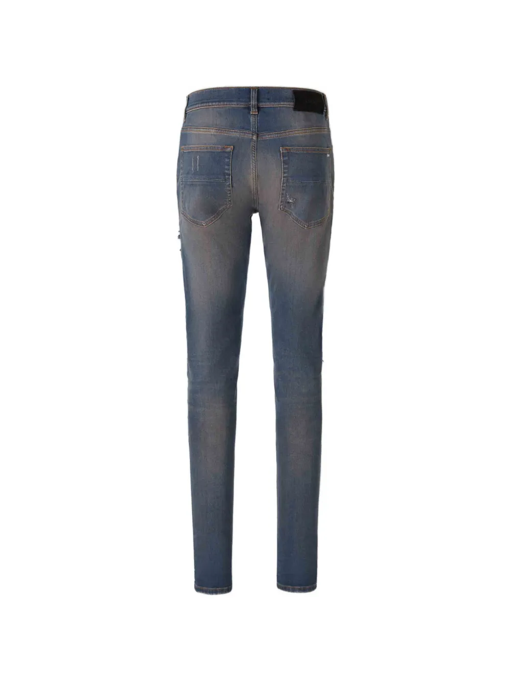 AMIRI Gerafelde jeans met geribbeld vlak Blauw