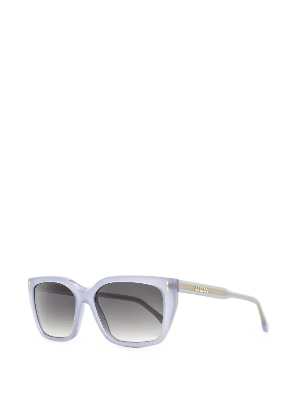 Isabel Marant Eyewear Zonnebril met rechthoekig montuur Grijs