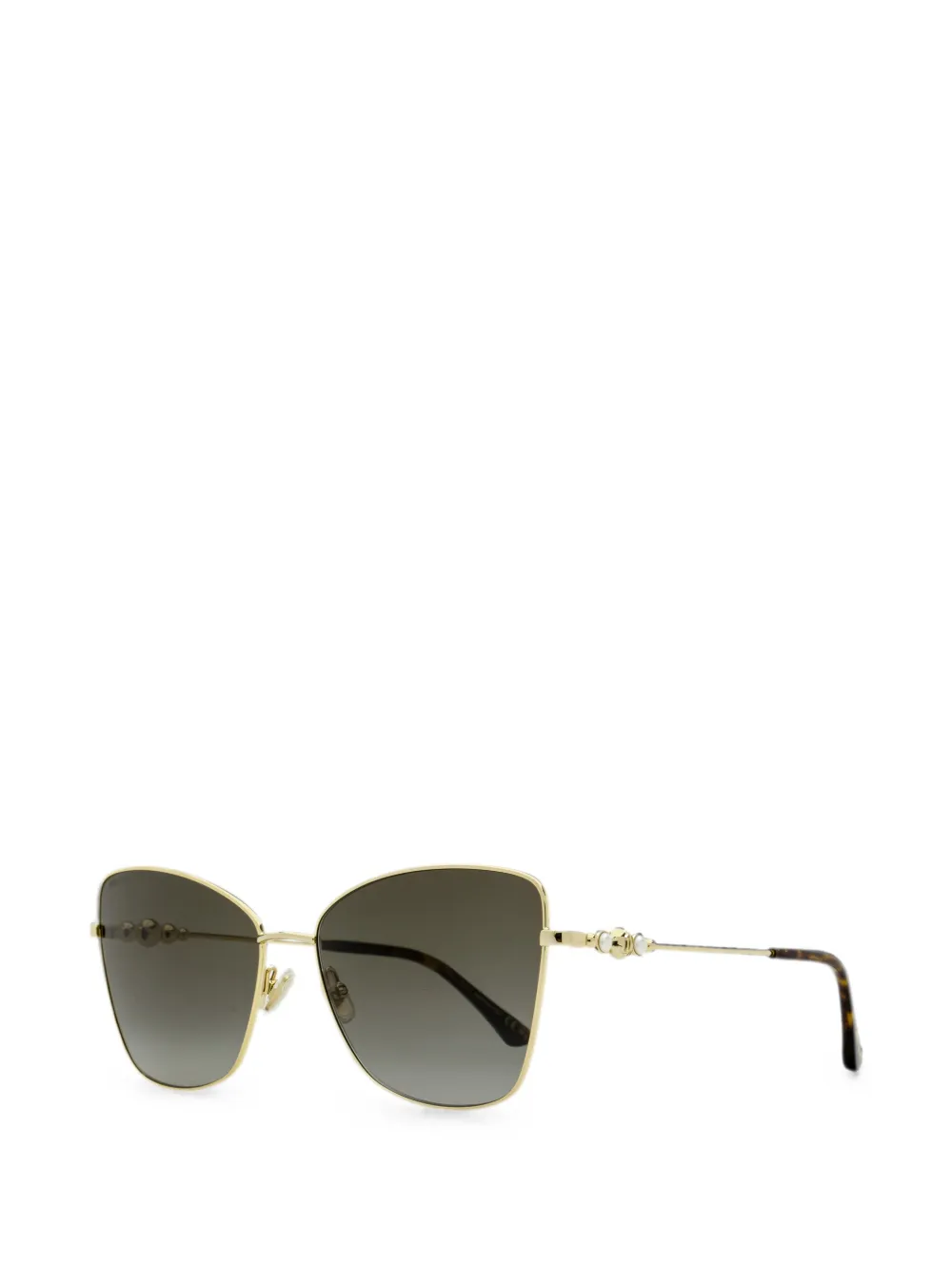 Jimmy Choo Eyewear Teso butterfly-frame sunglasses - Oro