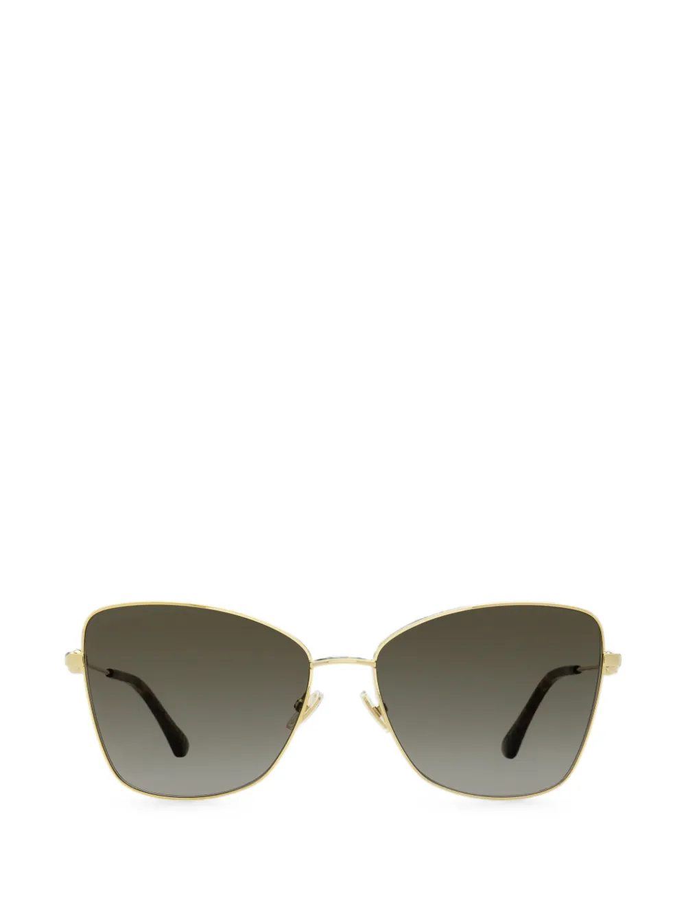 Jimmy Choo Eyewear Teso butterfly-frame sunglasses - Gold