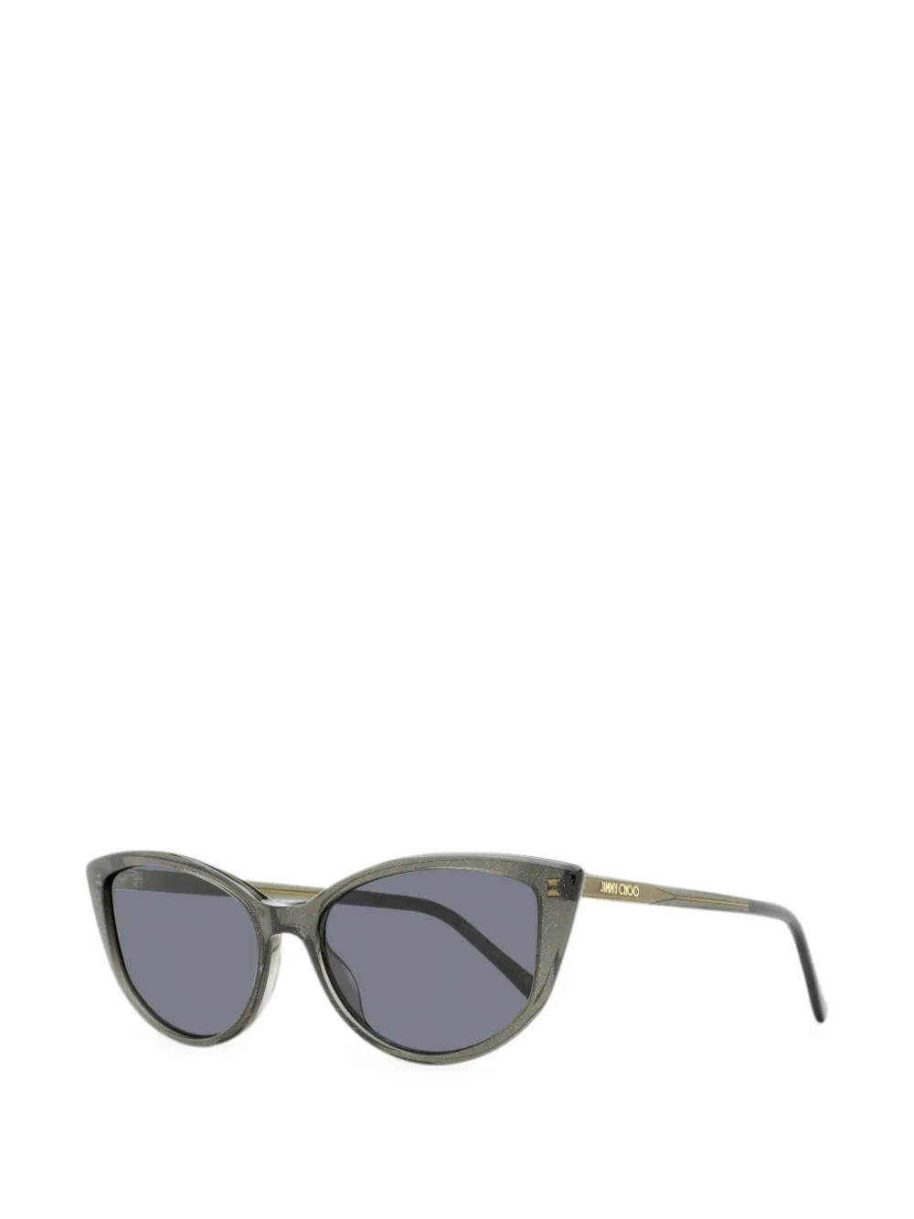Jimmy Choo Eyewear Nada zonnebril met cat-eye montuur en glitter-effect Grijs