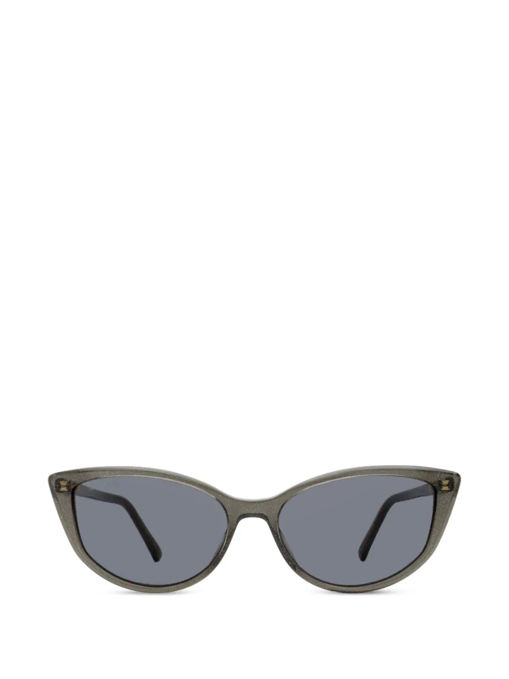 Jimmy Choo Eyewear Nadia glitter-effect cat-eye sunglasses - Grau