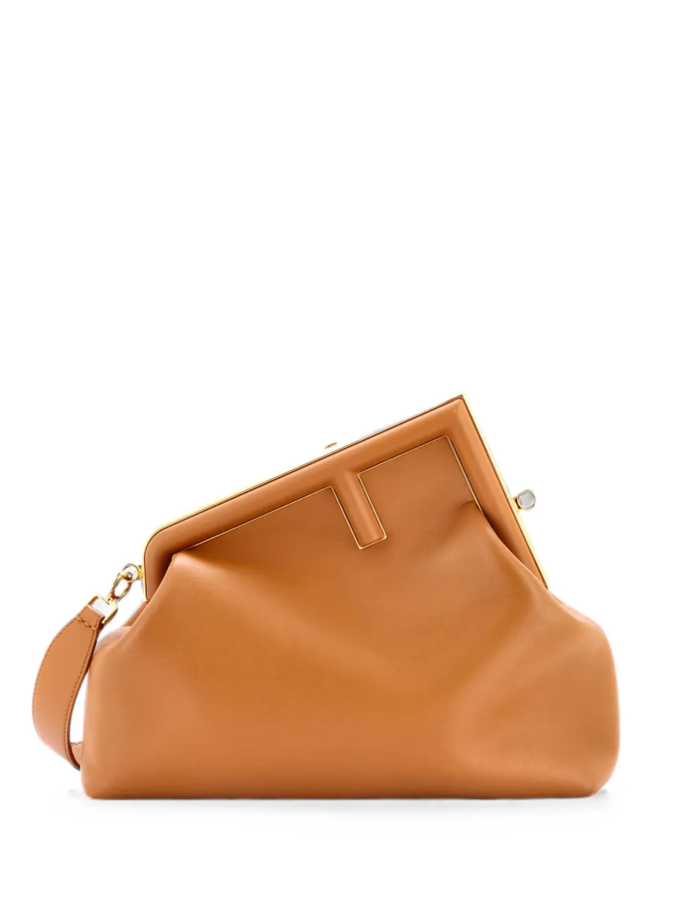 Fendi Pre-Owned Clutch First media in pelle - Marrone