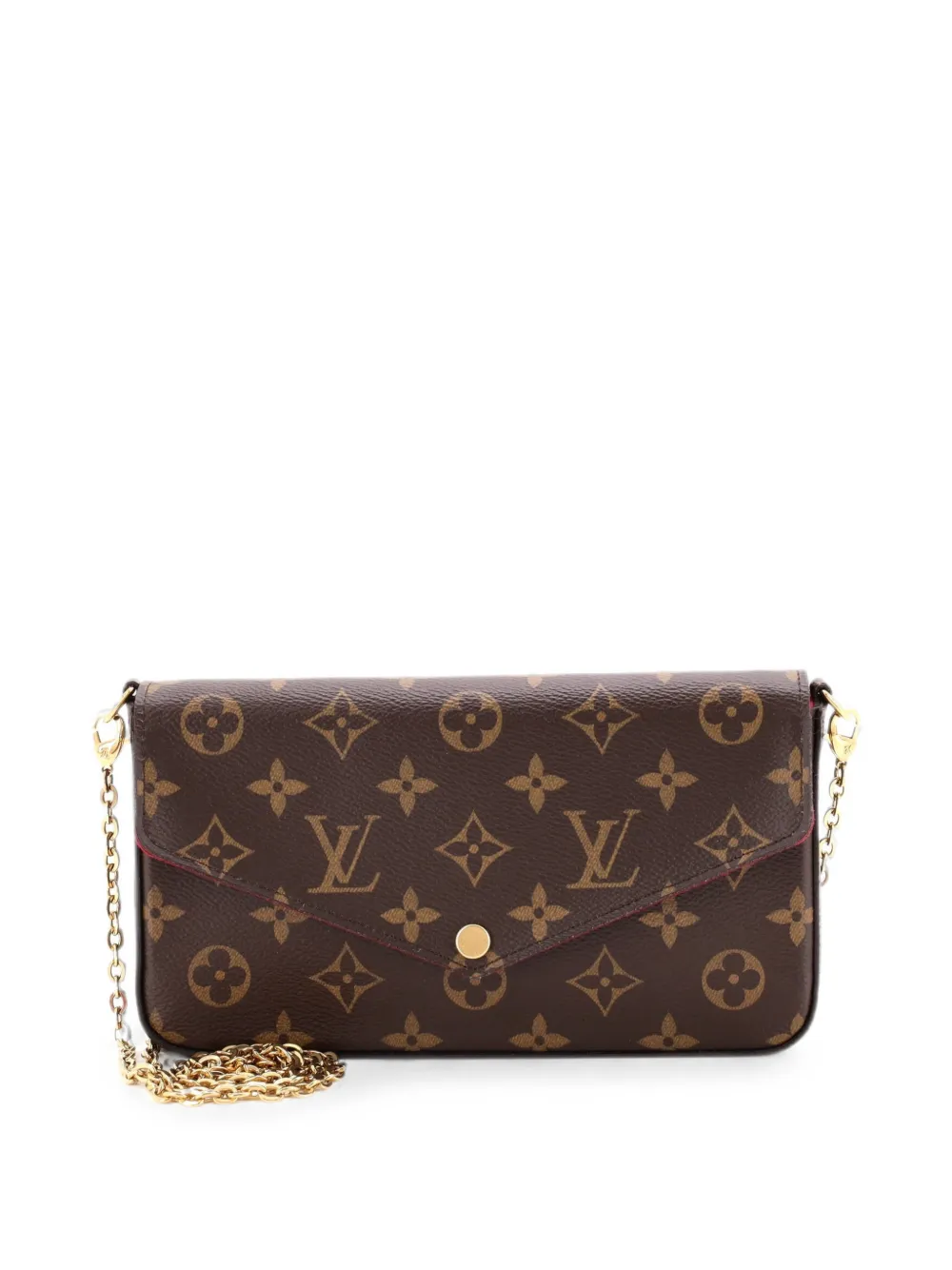 Louis Vuitton Pre-Owned Borsa a tracolla Felicie Pochette con monogramma - Marrone