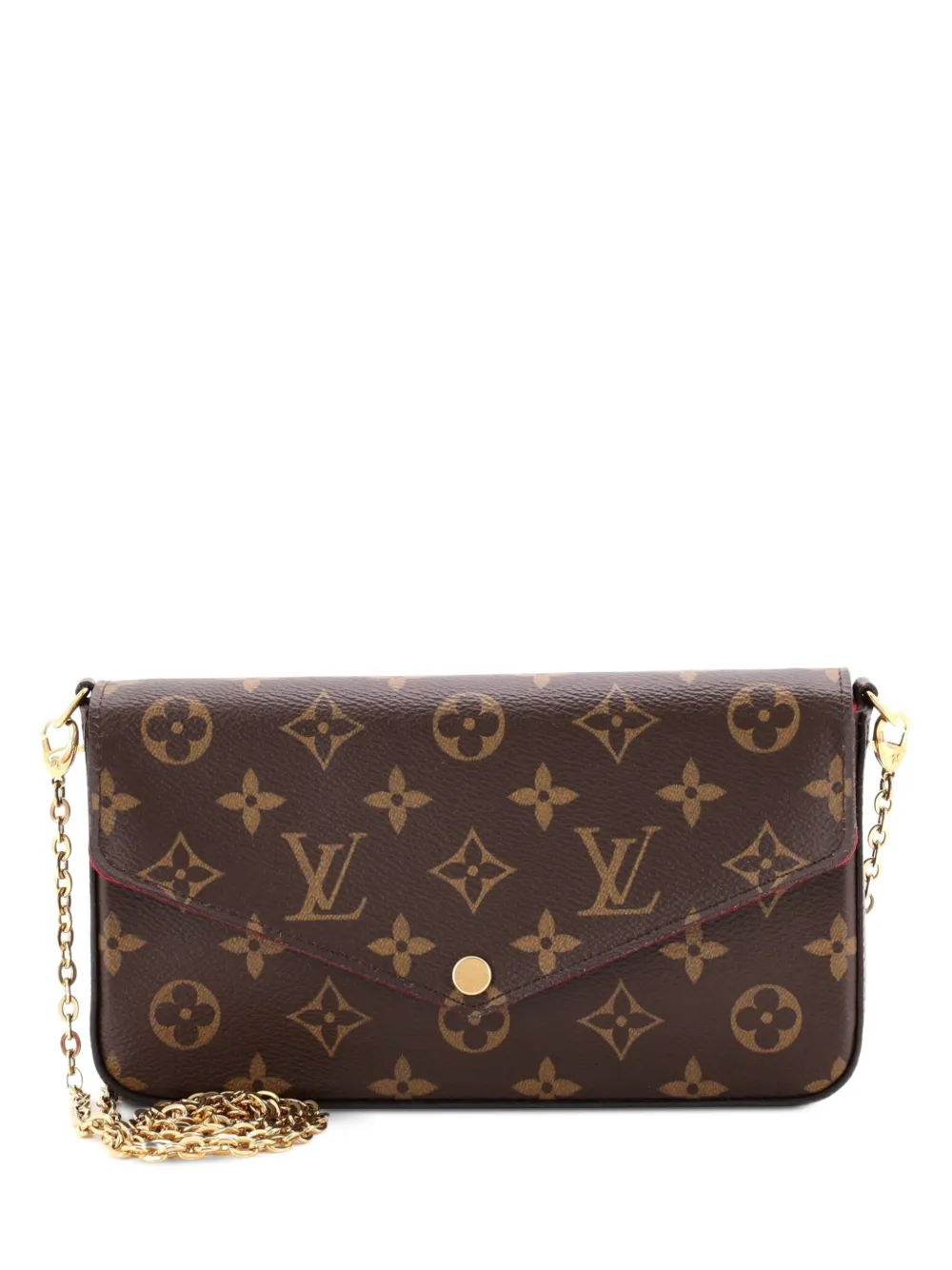 Louis Vuitton Pre-Owned Borsa a tracolla Felicie Pochette con monogramma - Marrone