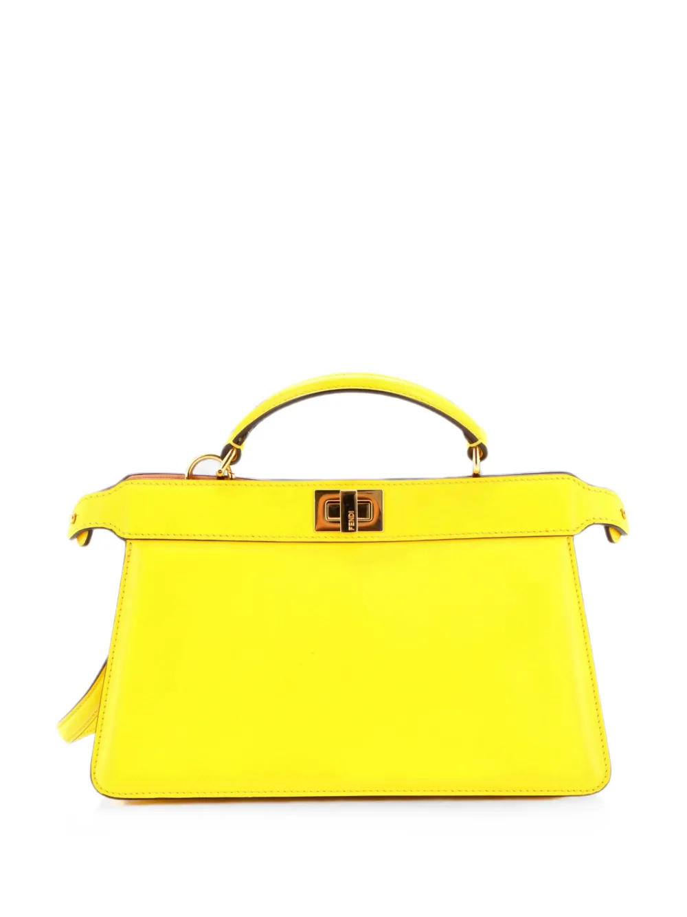 Fendi Pre-Owned Borsa a tracolla Peekaboo ISeeU East West - Giallo