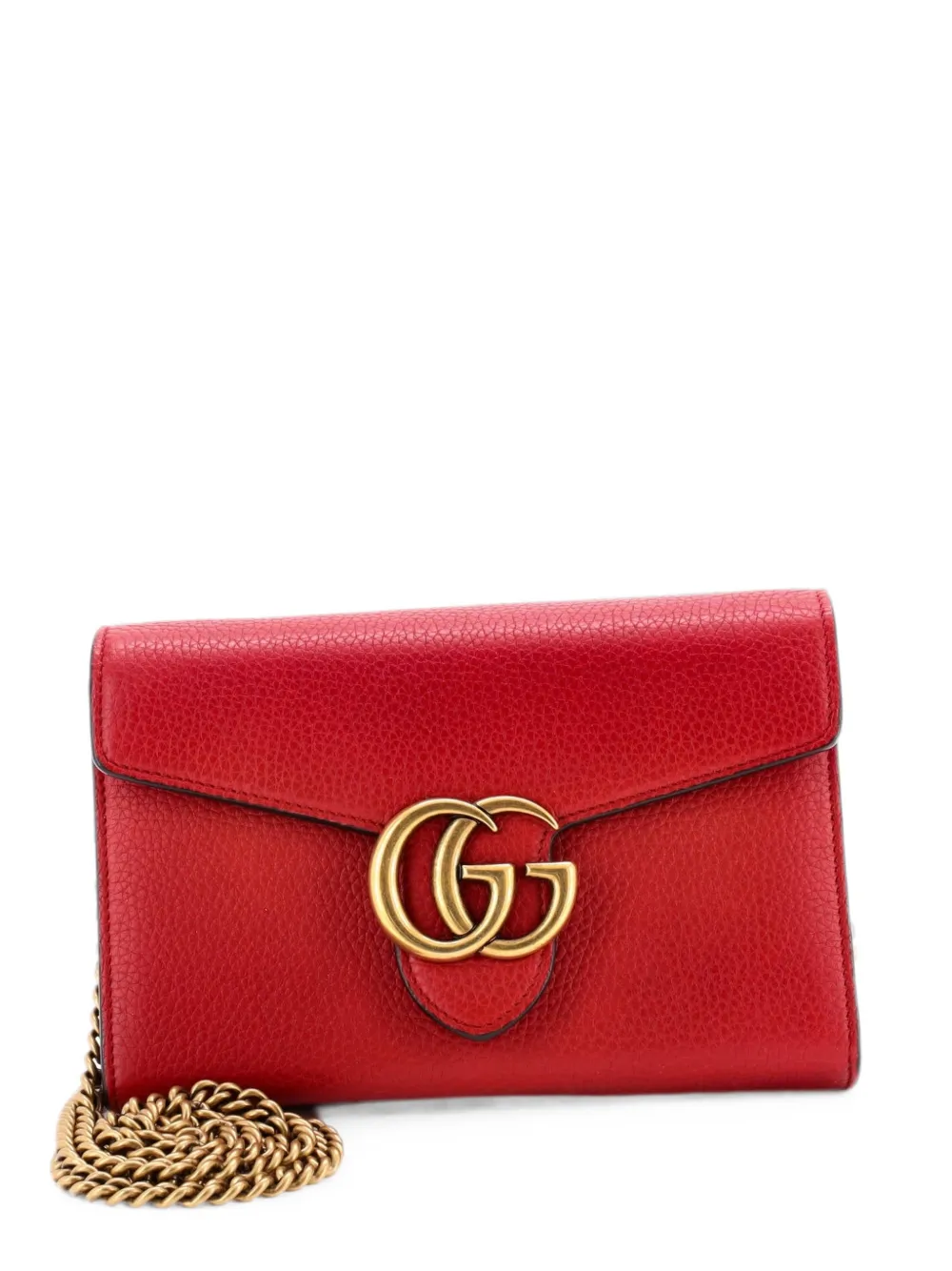 Gucci Pre-Owned Clutch GG Marmont mini - Rosso