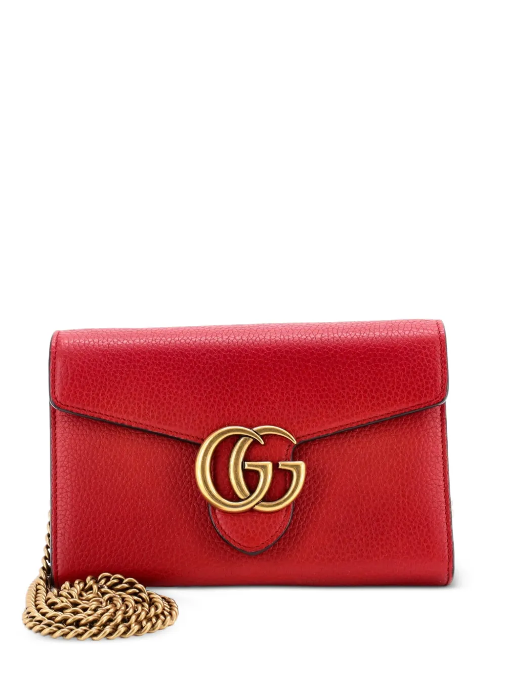 Gucci Pre-Owned Clutch GG Marmont mini - Rosso