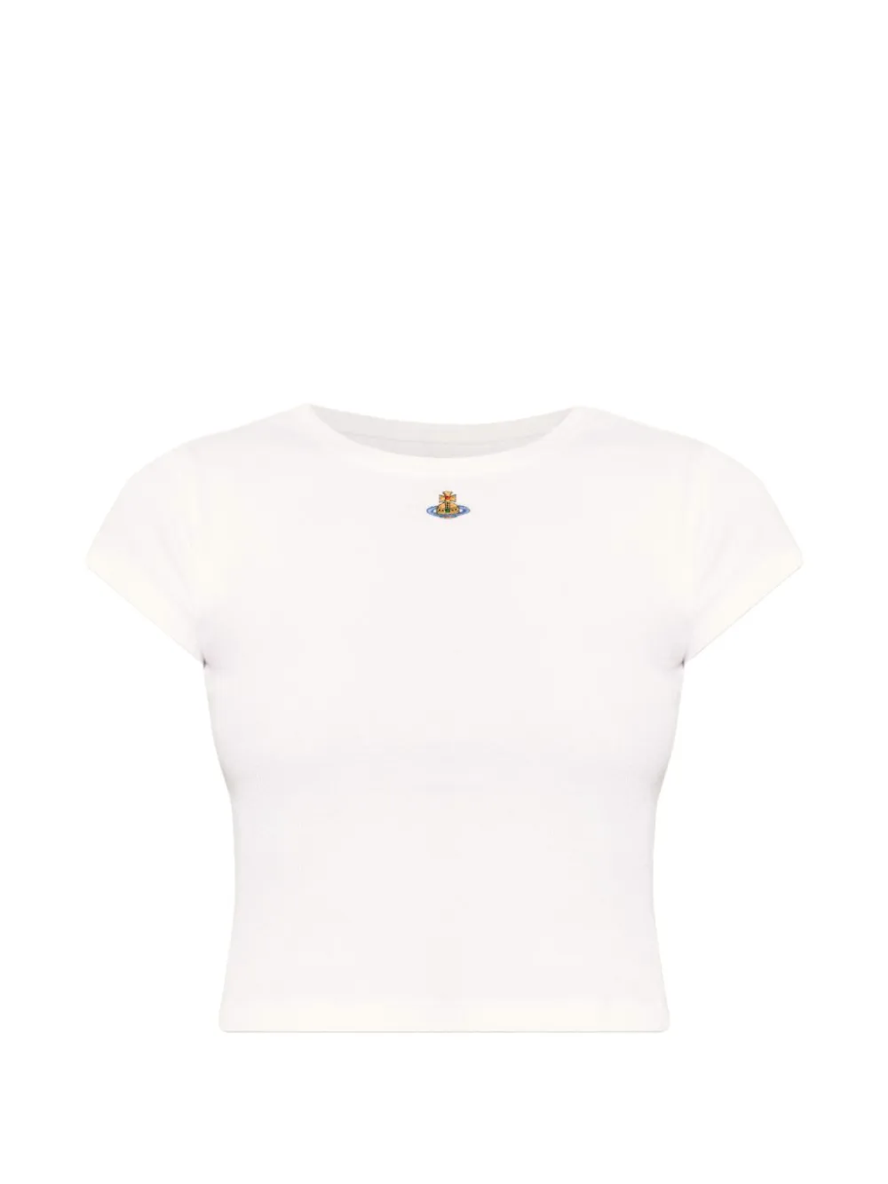 Vivienne Westwood T-shirt con ricamo Orb - Bianco