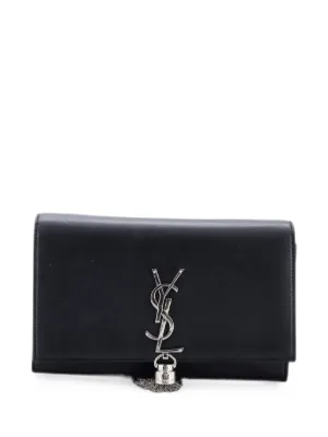 Saint Laurent Pre-Owned 2010-2026 スモール クロコエンボス レザー