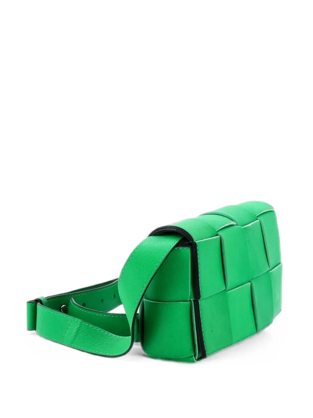 Bottega Veneta Pre-Owned Cassette Maxi Intrecciato Leather belt bag - Green