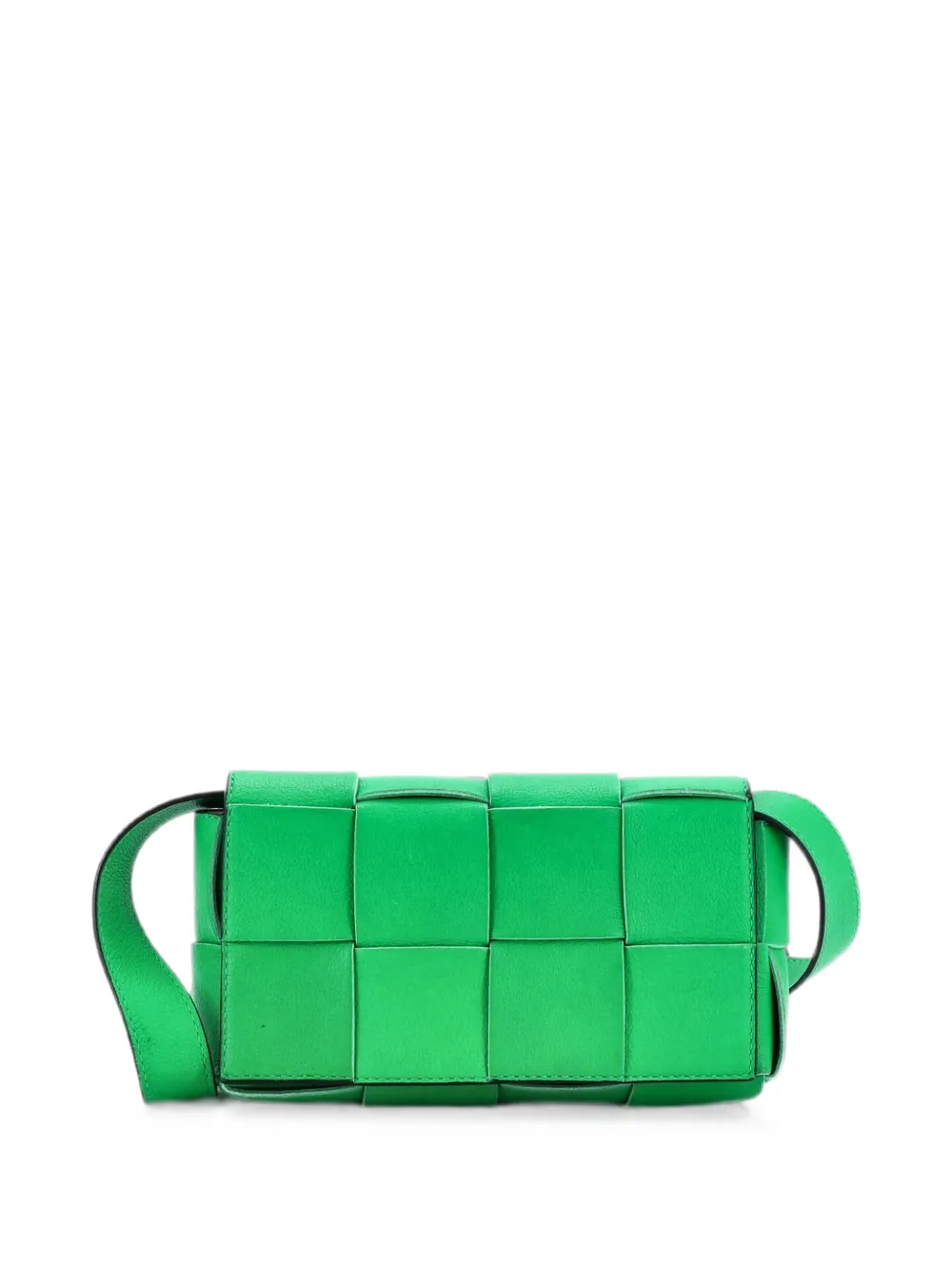 Bottega Veneta Pre-Owned Marsupio Cassette in pelle con design Maxi Intrecciato - Verde
