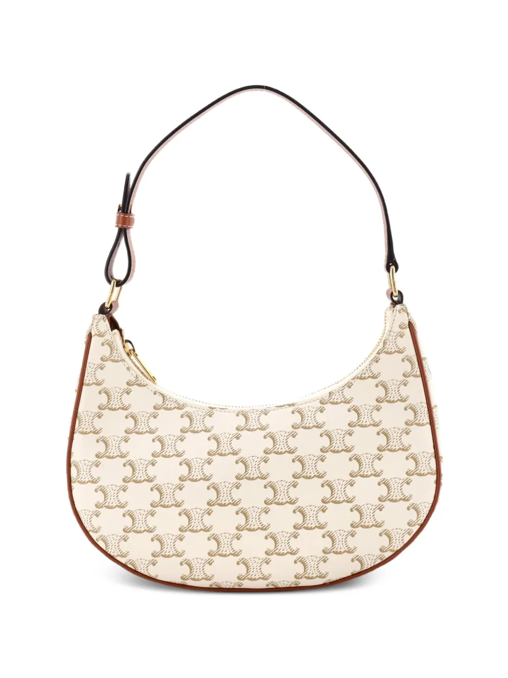Celine Pre-Owned Borsa passepartout Ava in tela cerata Triomphe - Marrone
