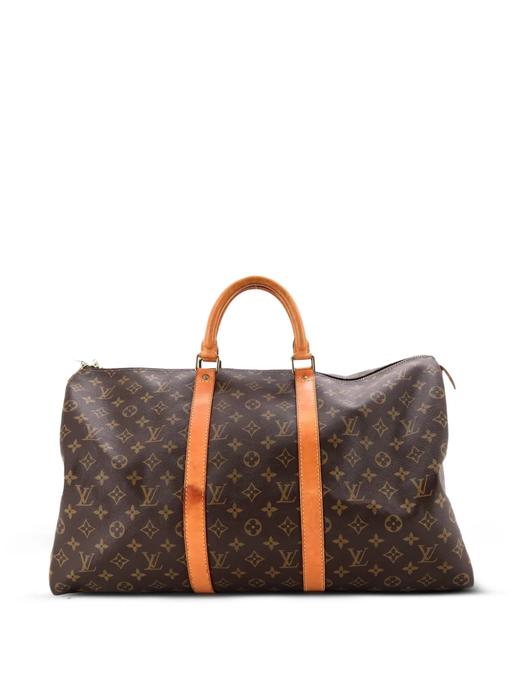 Louis Vuitton Pre-Owned Keepall Bag Monogram Canvas 50 Reisetasche - Braun