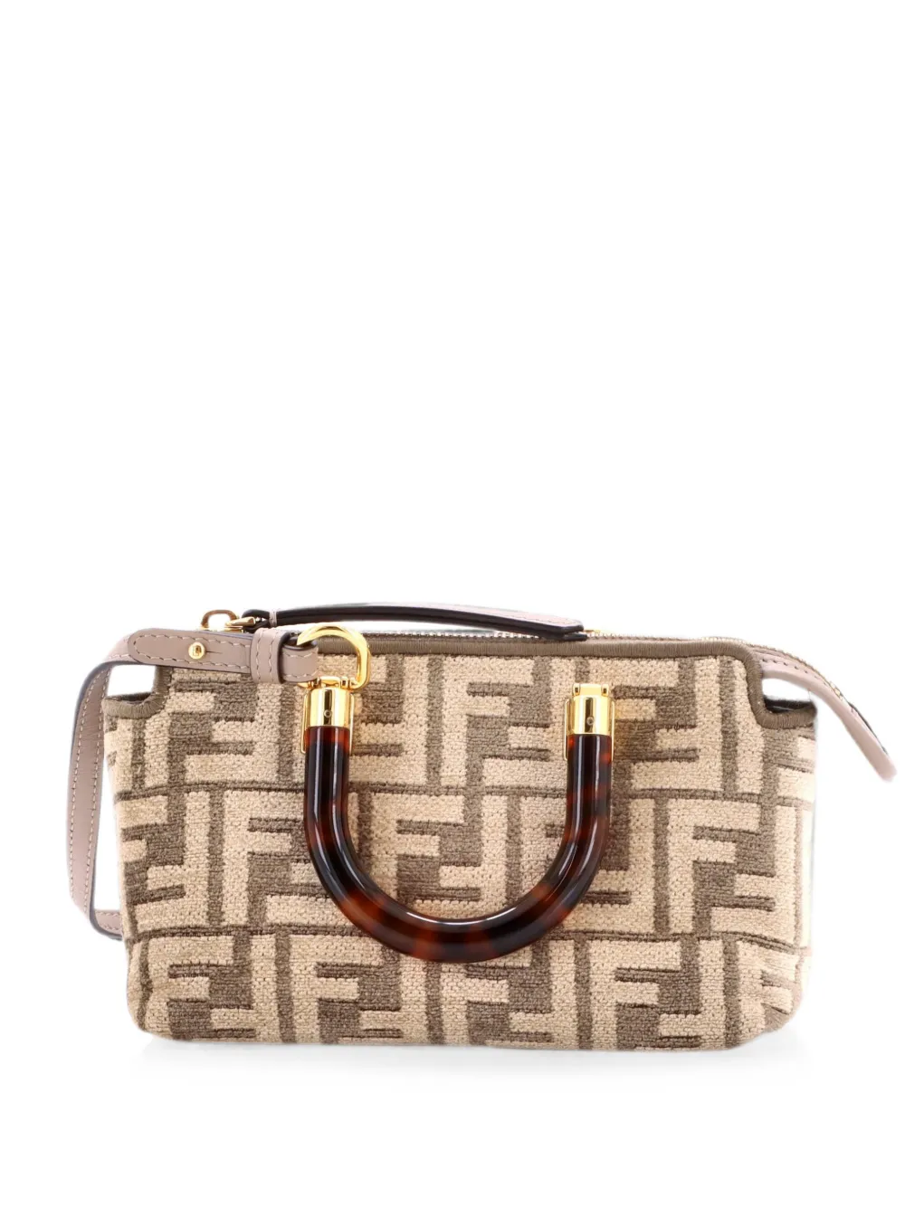 Fendi Pre-Owned By The Way Top Handle Bag Zucca Tapestry Mini satchel - Brown