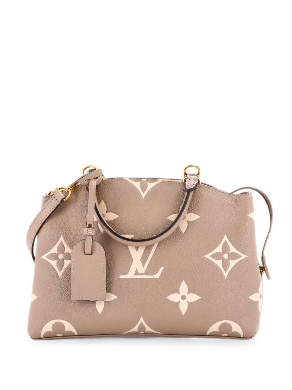 Louis Vuitton Pre-Owned Borsa a mano Petit Palais Monogram Giant in pelle Empreinte bicolore - Toni neutri