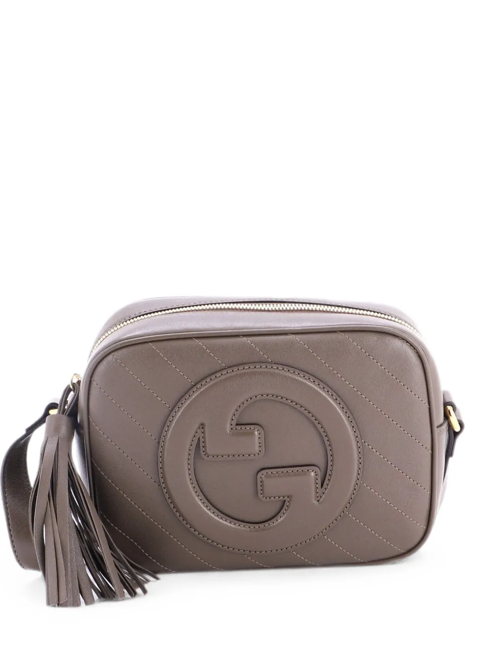 Gucci Pre-Owned Blondie NM Camera Shoulder Bag Diagonal Quilted Leather Small crossbody bag - Brown