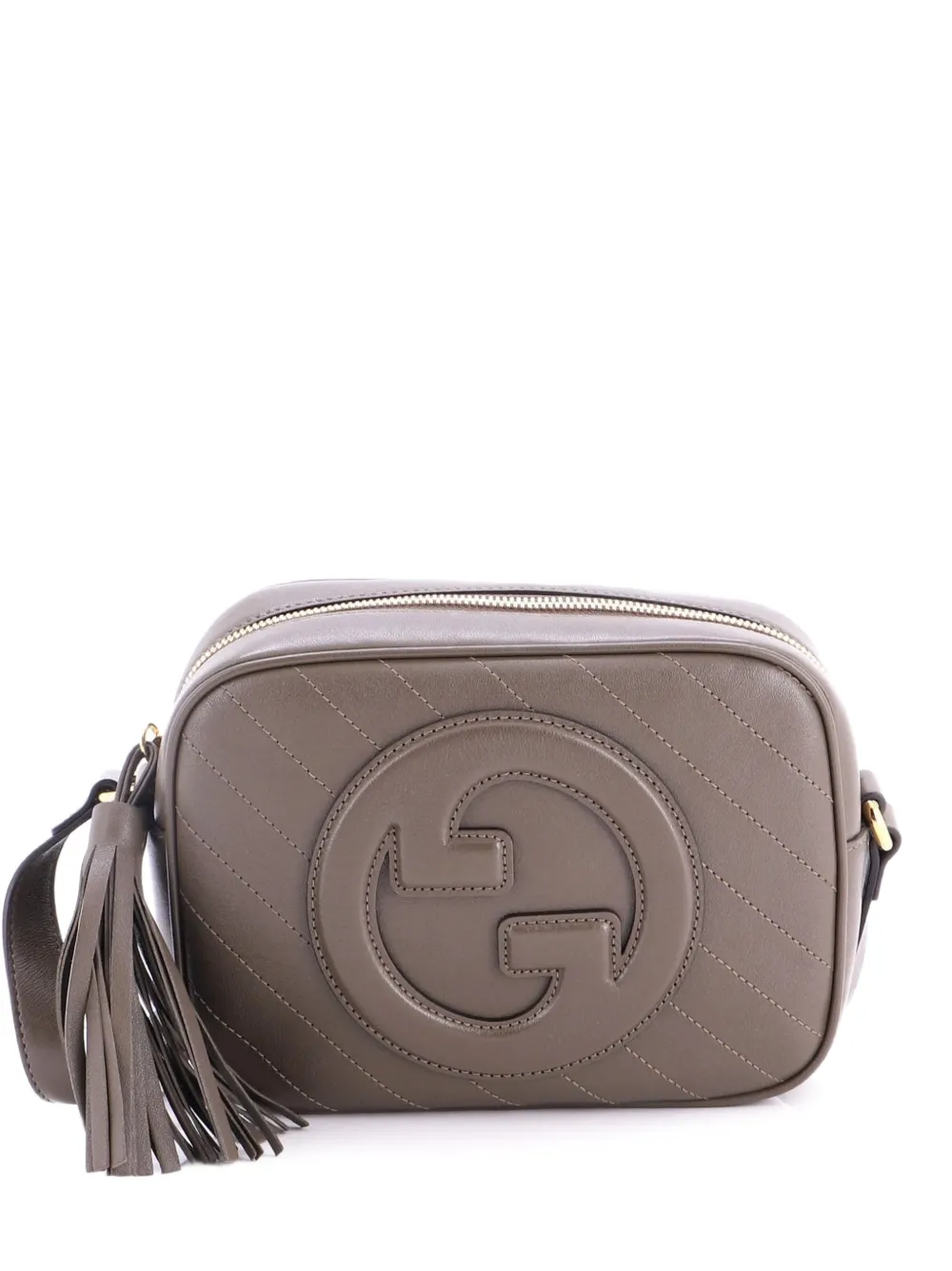 Gucci Pre-Owned Blondie NM Camera Shoulder Bag Diagonal Quilted Leather Small crossbody bag - Brown