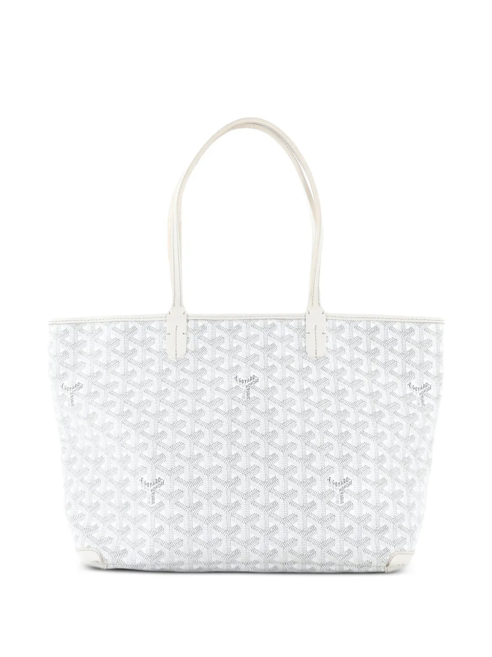 Goyard Pre-Owned Borsa tote Artois PM in tela cerata - Bianco
