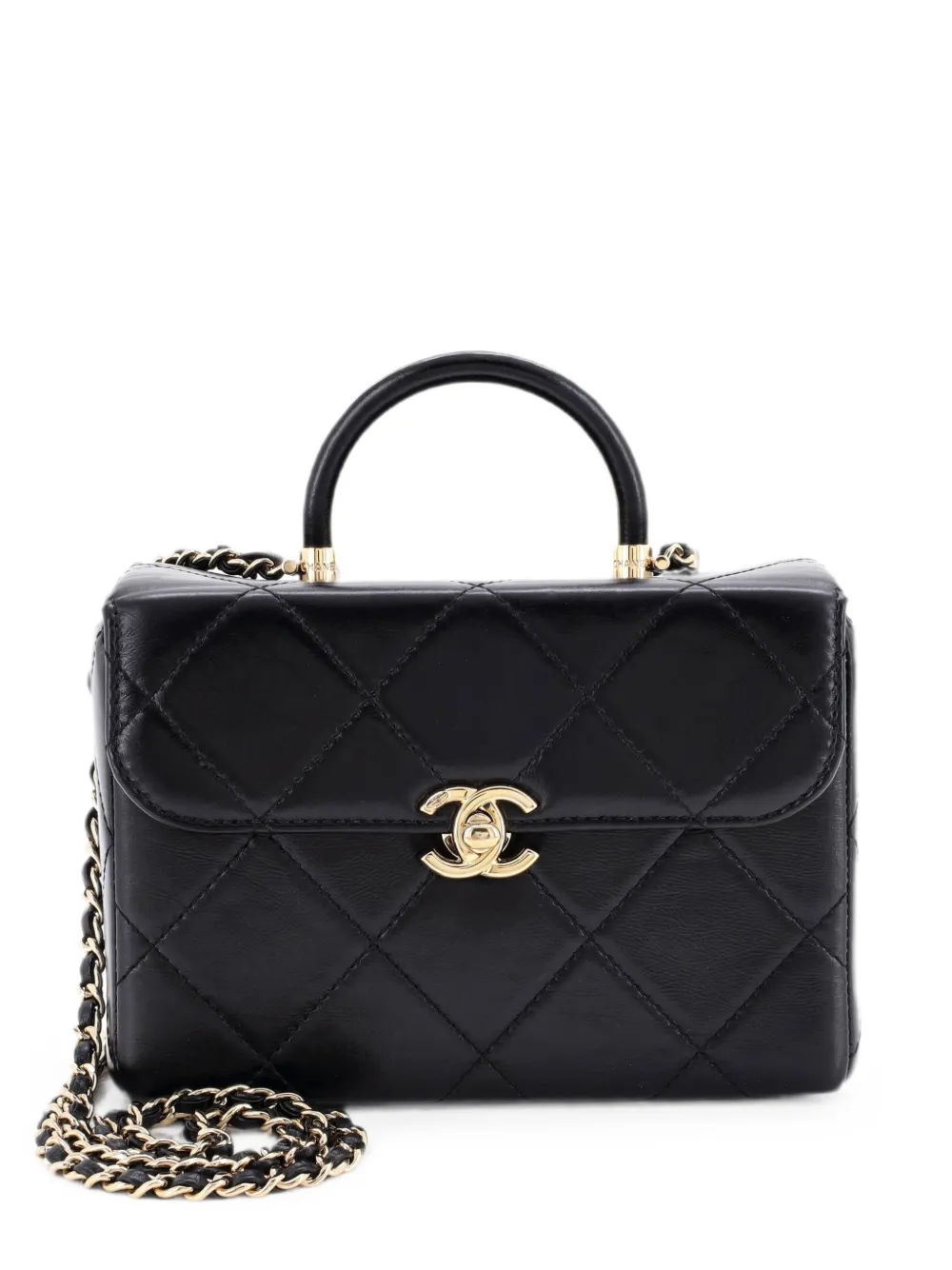 CHANEL Pre-Owned Borsa a tracolla piccola con logo CC - Nero