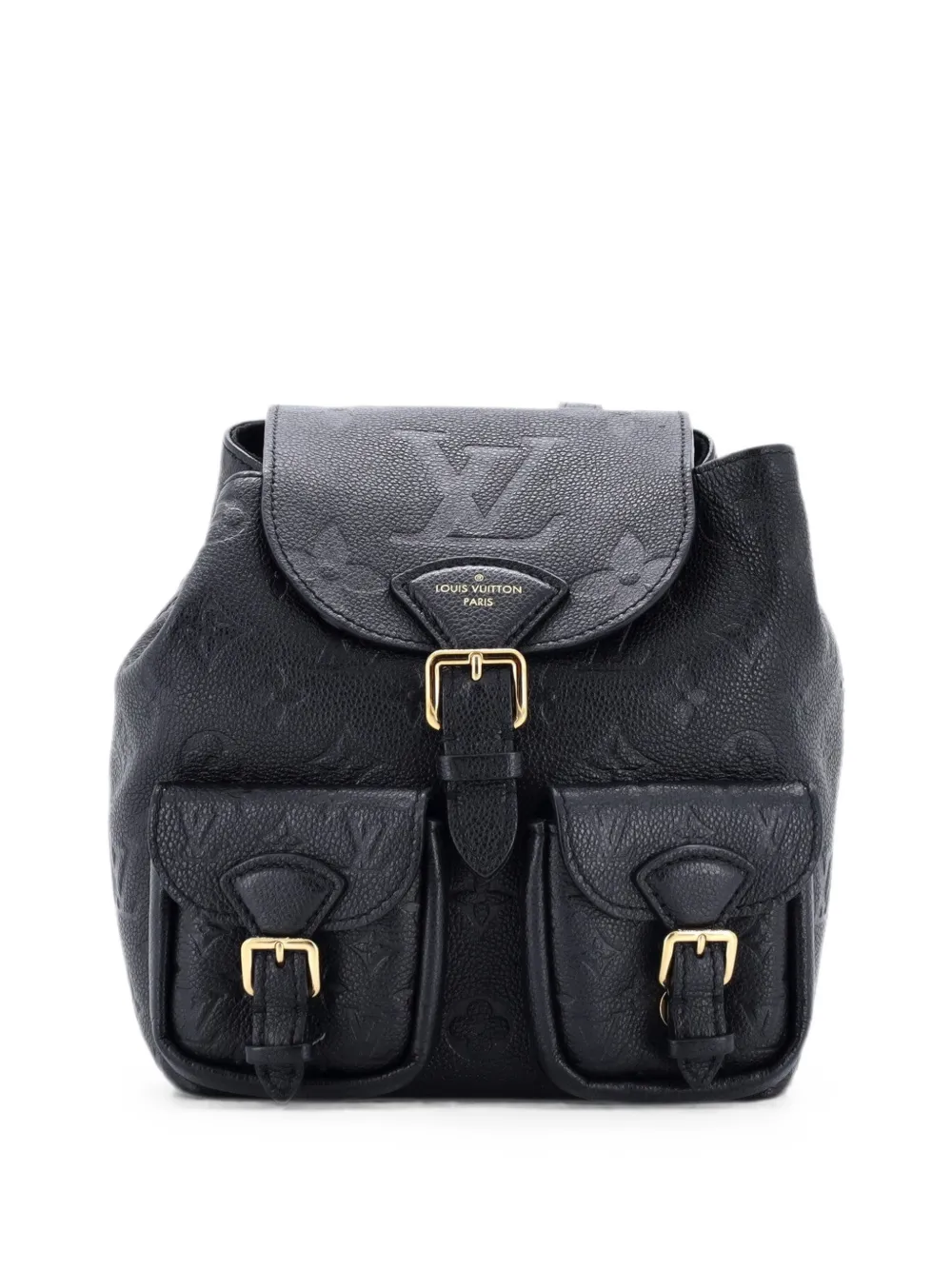 Louis Vuitton Pre-Owned Zaino Backup in pelle Empreinte con monogramma - Nero
