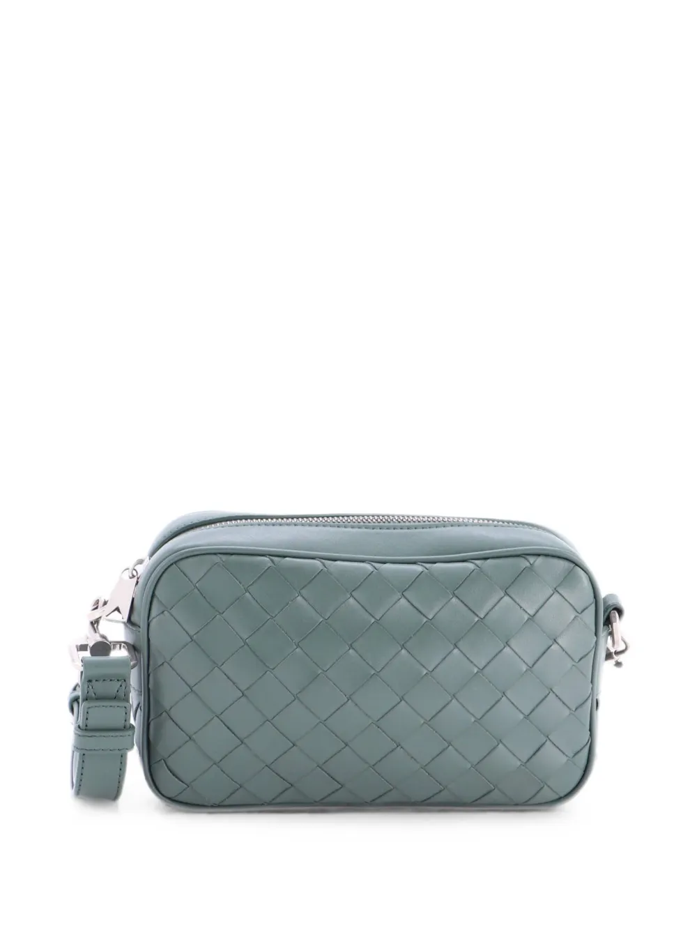 Bottega Veneta Pre-Owned Borsa a tracolla con design Intrecciato - Verde