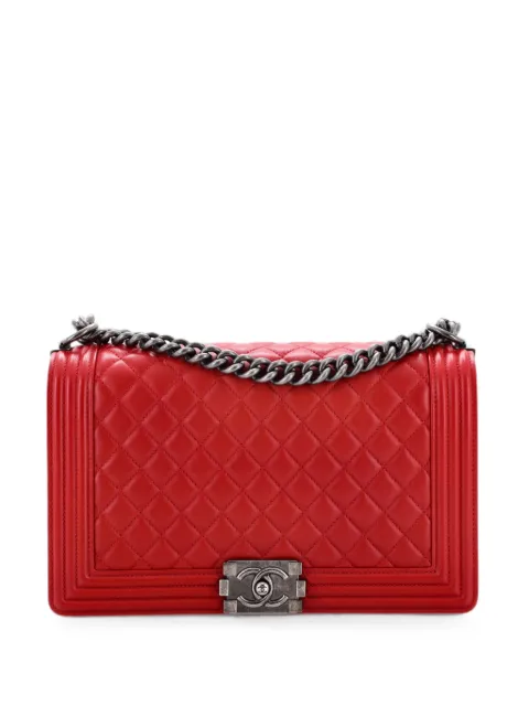 CHANEL Pre-Owned Boy Flap Bag Quilted Lambskin New Medium shoulder bag