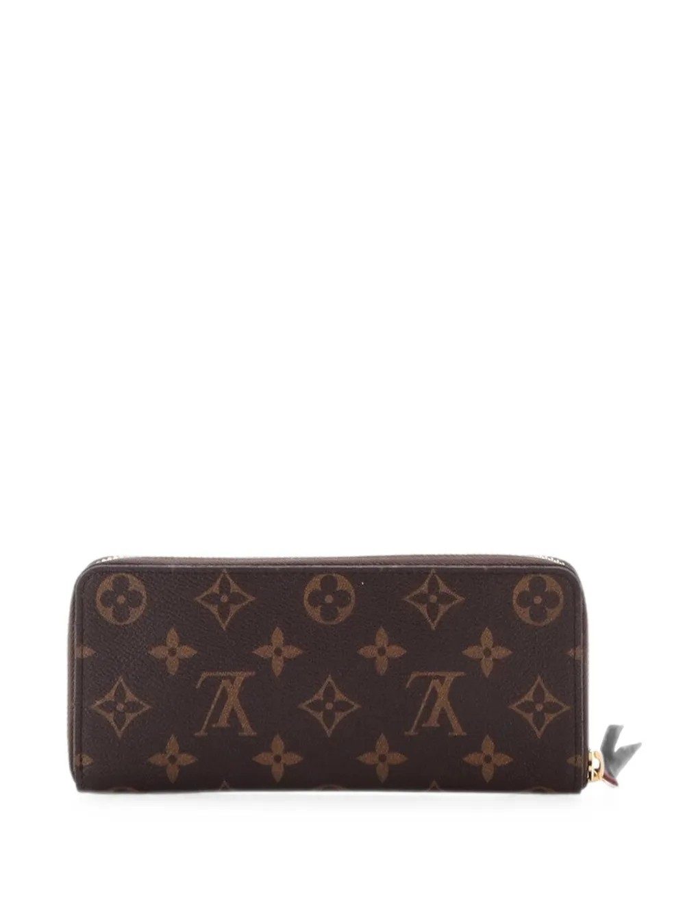 Louis Vuitton Pre-Owned Portafoglio Clémence in tela con monogramma - Marrone