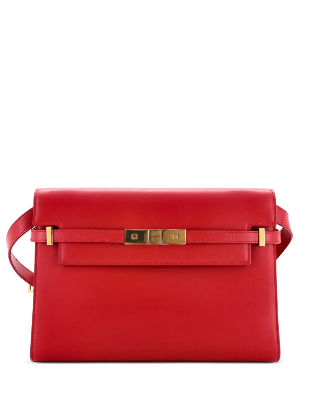 Saint Laurent Pre-Owned Mittelgroße Manhattan Schultertasche - Rot