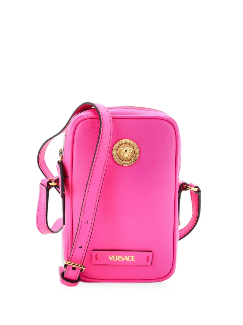Versace Pre-Owned Borsa a tracolla Medusa Biggie Pouch micro in pelle - Rosa