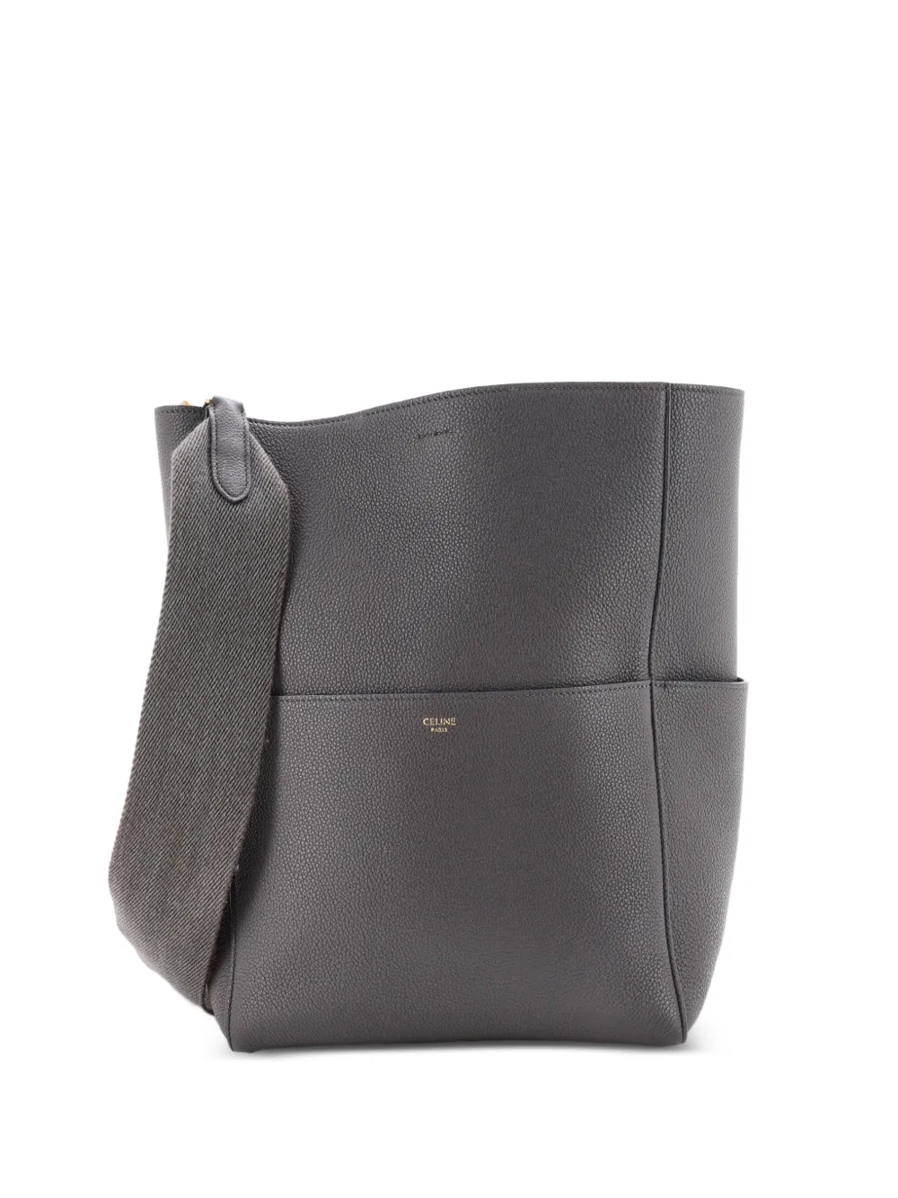 Celine Pre-Owned Sangle Seau Bag Goatskin Large bucket bag - Grey