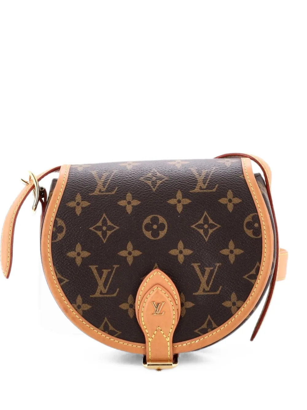 Louis Vuitton Pre-Owned Borsa a tracolla Tambourin NM in tela con monogramma - Marrone